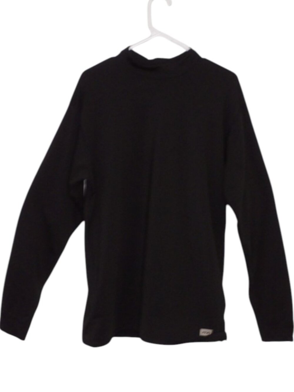 XGO Performance Phase 4 Black Mock Neck Long Sleeved Shirt Size Large